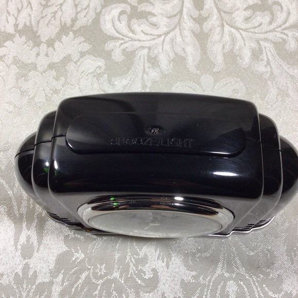 Crosley Black Art Deco 1920’s Style Battery Operated Alarm Clock - Picture 8 of 9